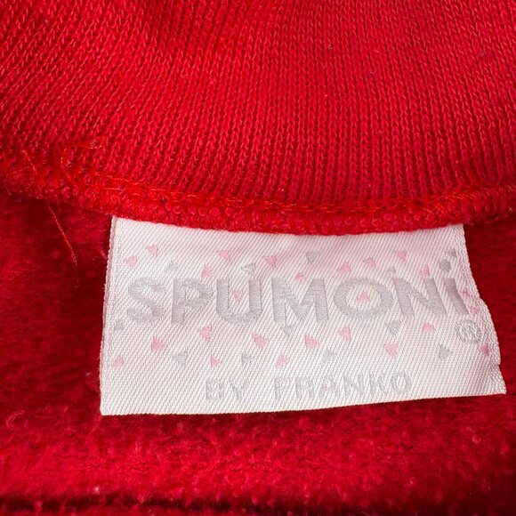 Carousel Camel Vintage Embroidered Red Spumoni Sweatshirt Size Large Christmas - Picture 2 of 5